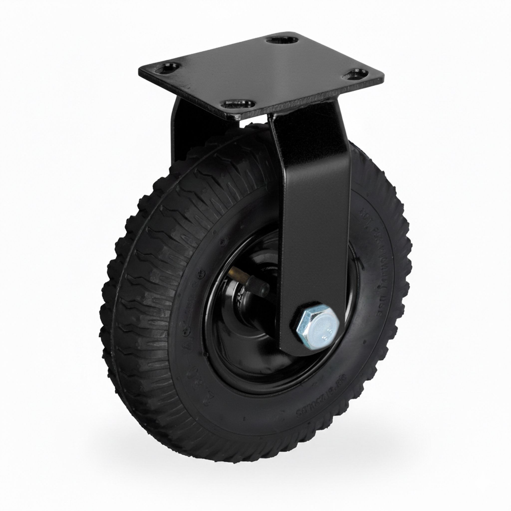 Bockrolle 2.50-4 Schwarz