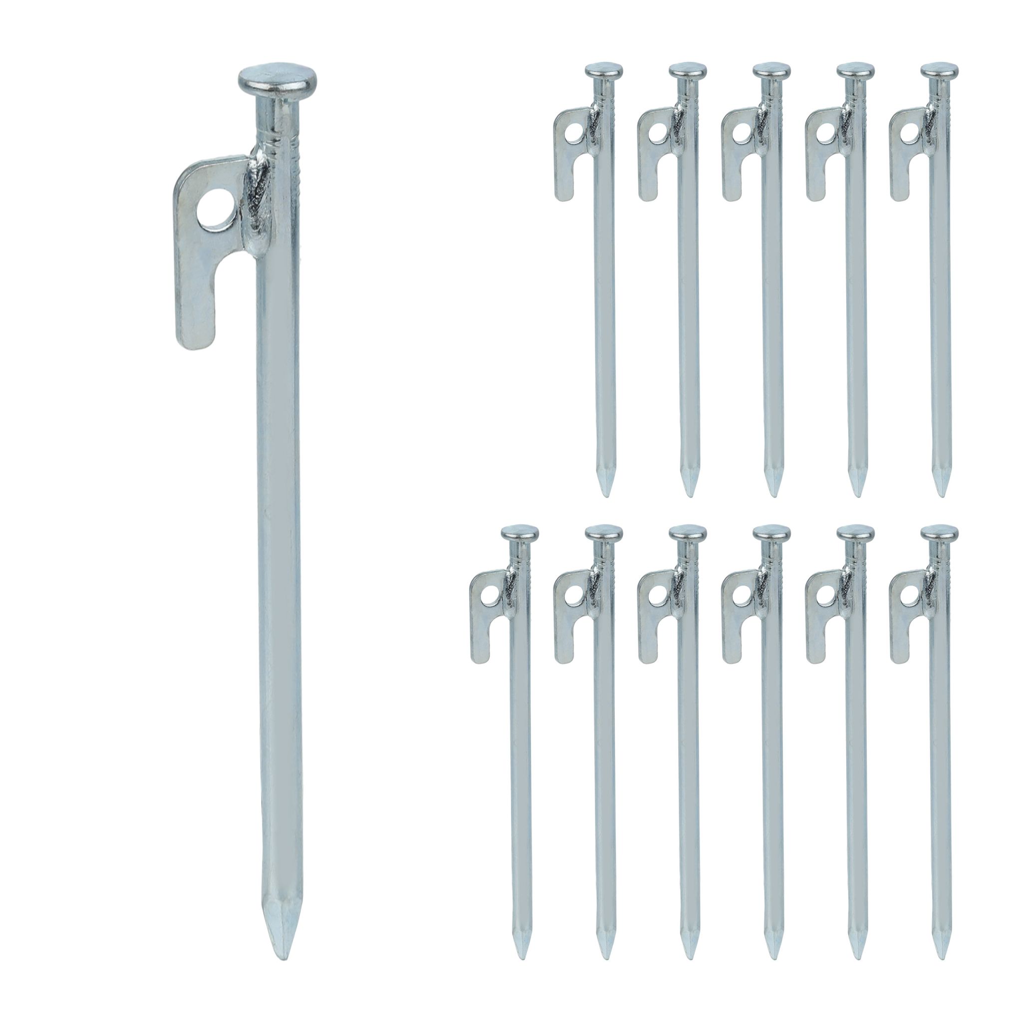 Felsbodenhering 20cm 12er-Set Silber