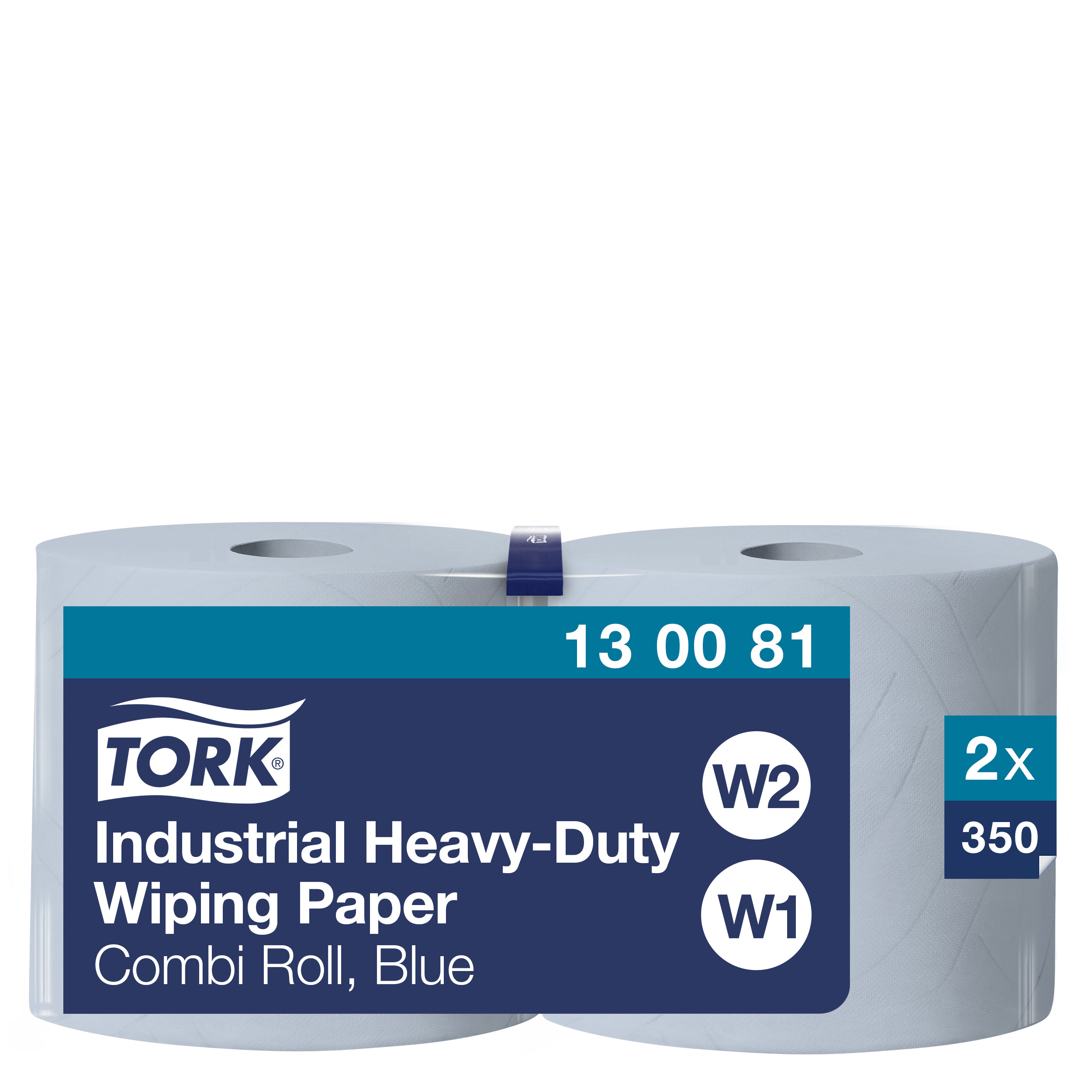 Tork W1/W2 Aftørringsrulle 3-lag 23.5 cm x119 m Blå - 2 rl/krt