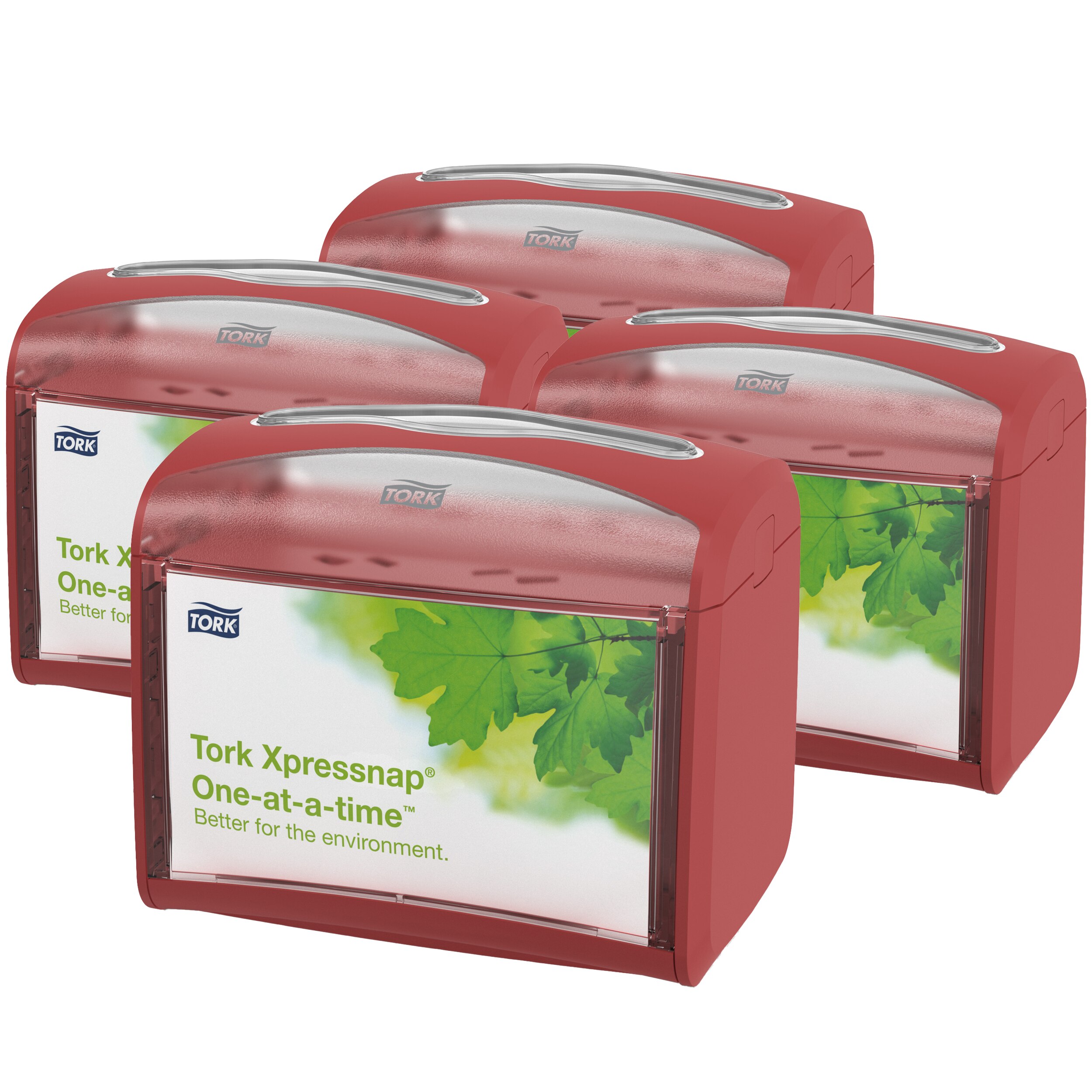 Tork N4 Xpressnap Servietdispenser Bord, Rød - 1 stk