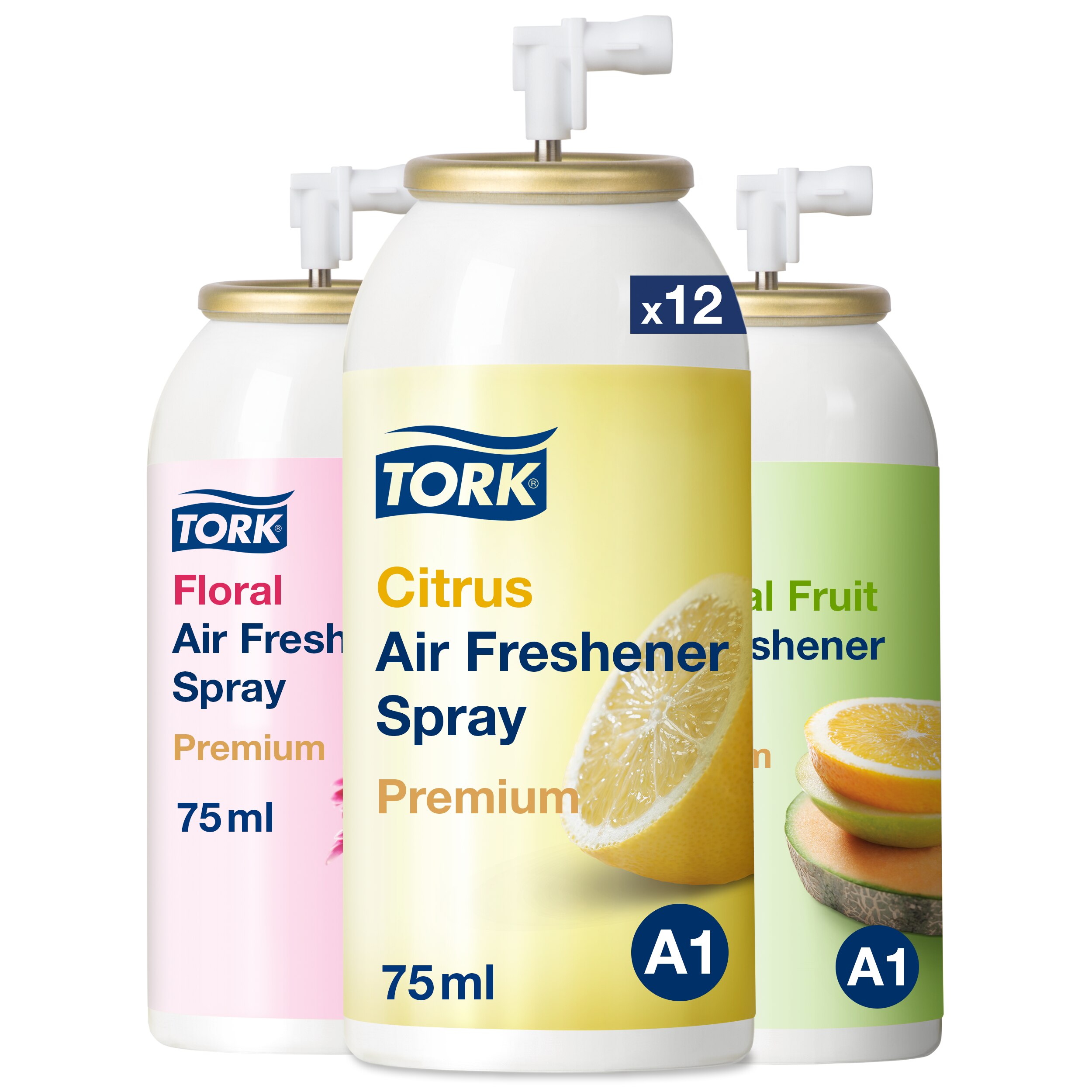 Tork A1 Airfreshener Spray, assorterede - 1 stk