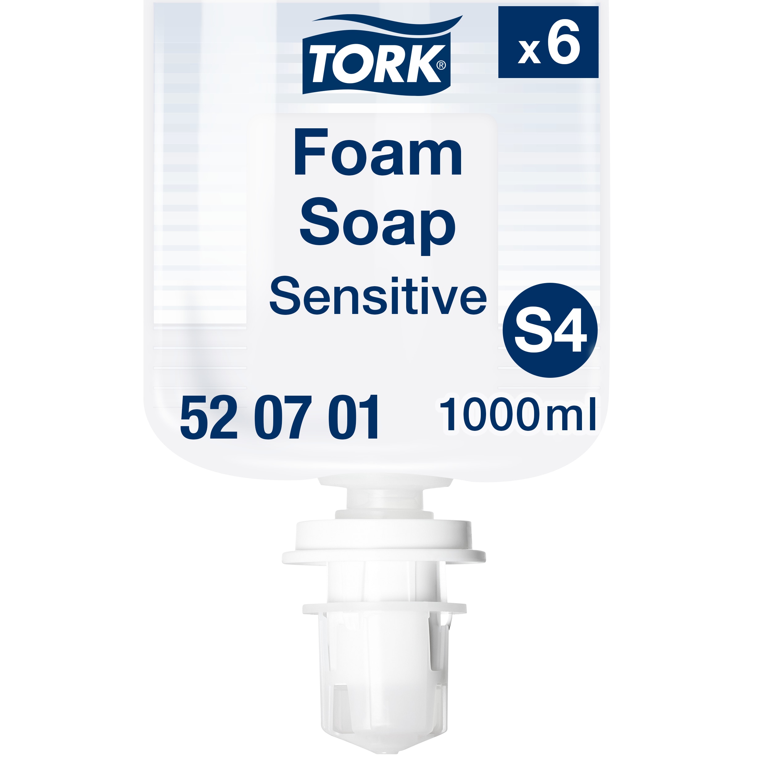 Tork S4 Sensitiv Skumsæbe, u. Parfume og farve - 1 L/stk