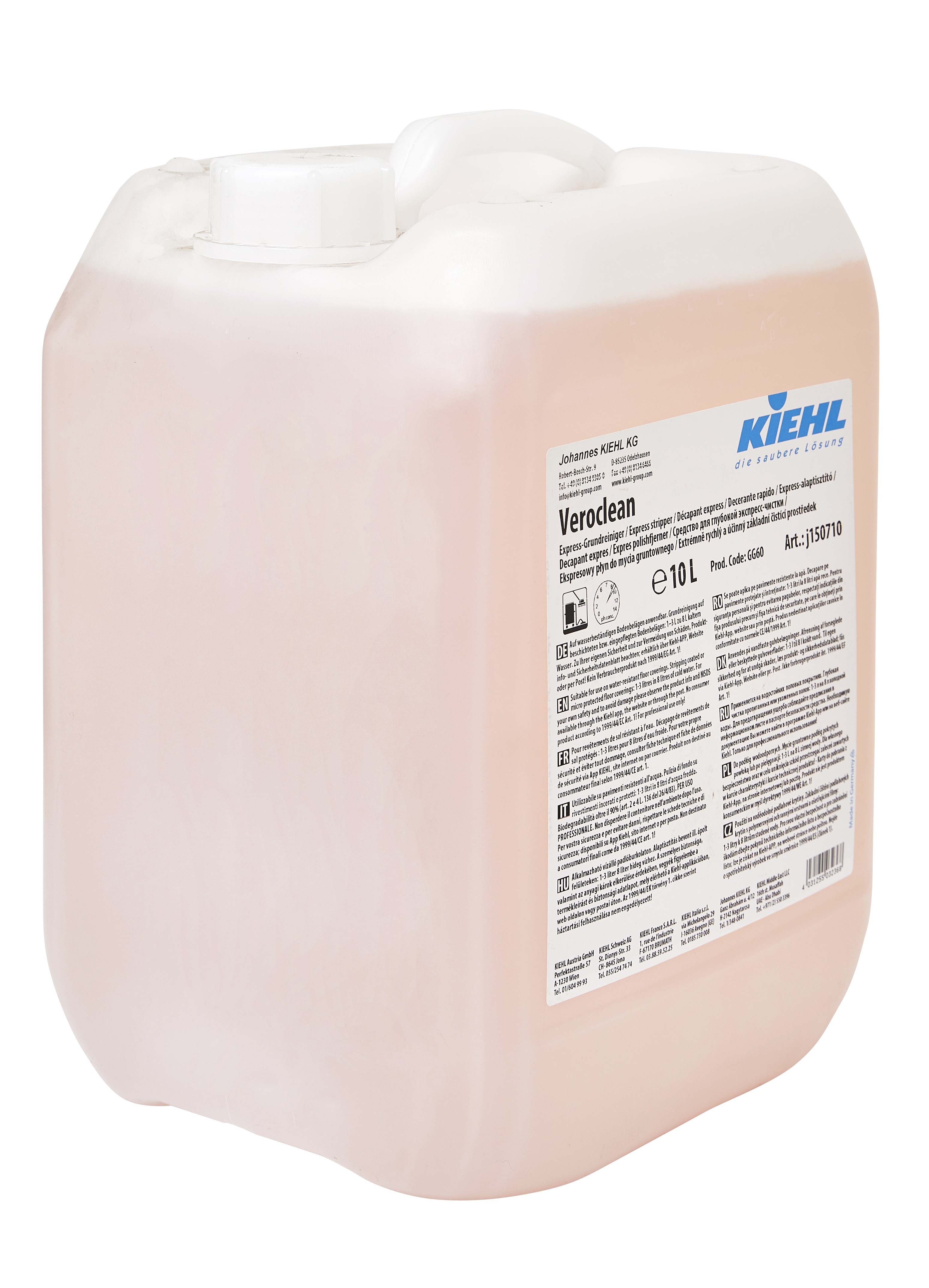 Kiehl Veroclean Expres Polishfjerner - 10 L