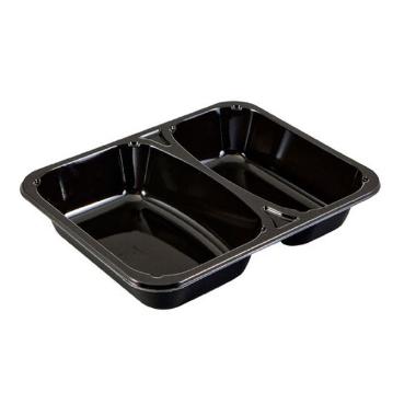 Bakke 2-rum 450/610 ml CPET Sort - 360 stk/krt