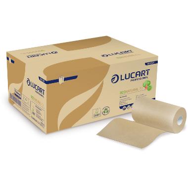 Håndklæderulle Natural Mini 2-lag Genbrug m/hylse - 12 rl/krt