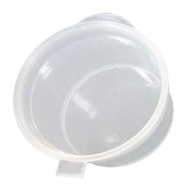 Dressingbæger 30ml Ø50x26 mm m/hængslet låg PP Klar 50 stk/ps