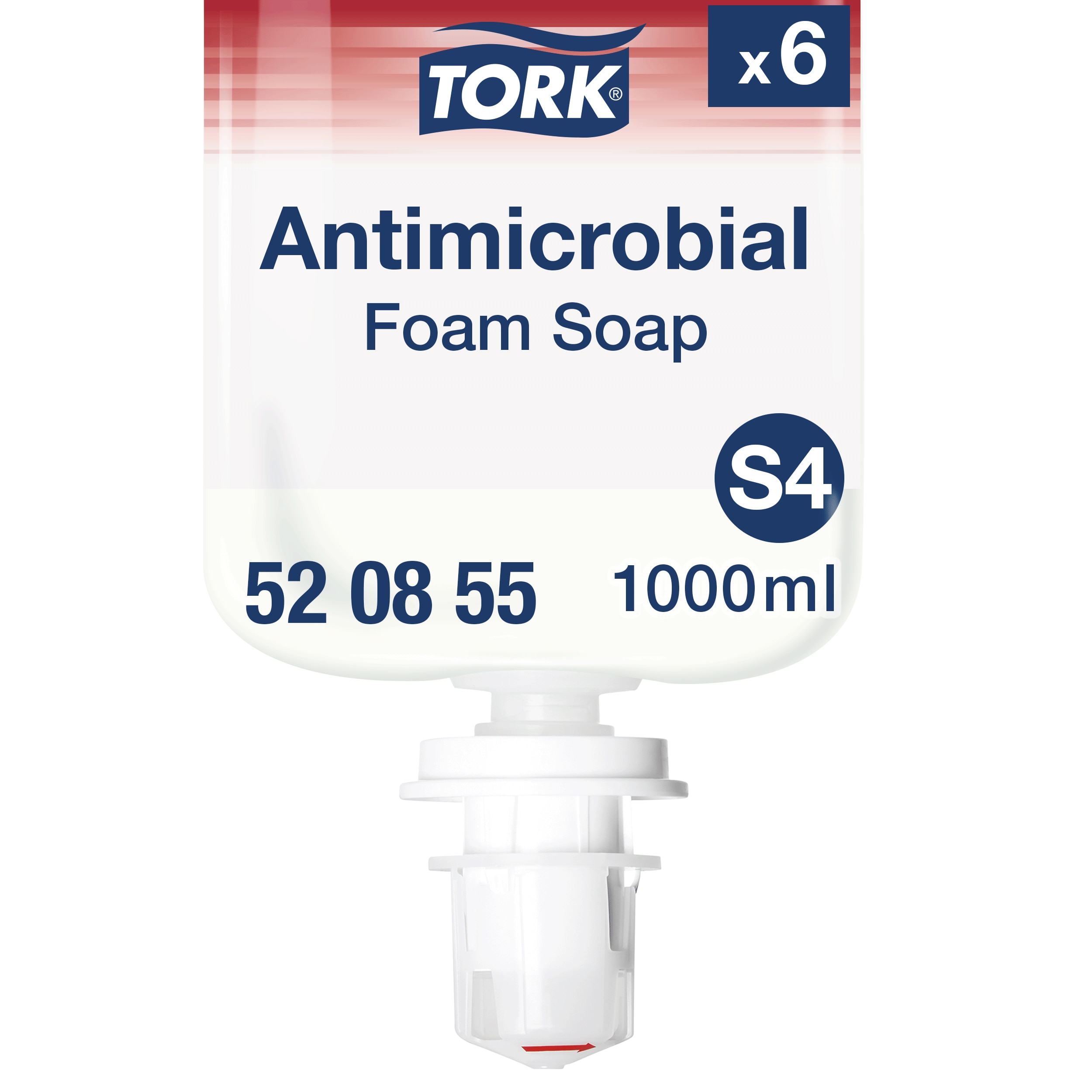 Tork S4 Premium Sæbe Skum Antimikrobiel med Ethanol - 1 L/fl