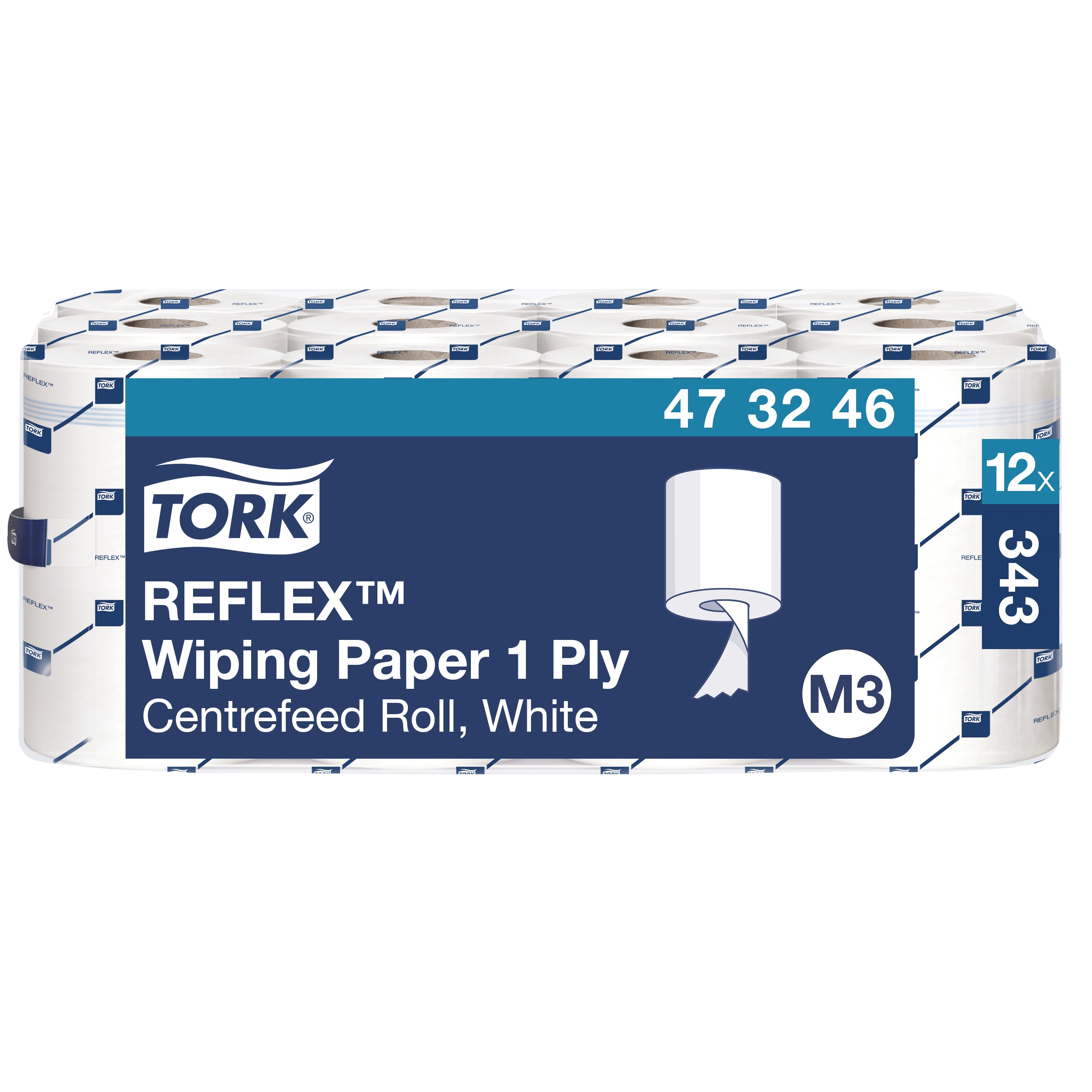Tork Håndklæderulle Standard 1-lag 35 cm 120 m - 12 rl/krt