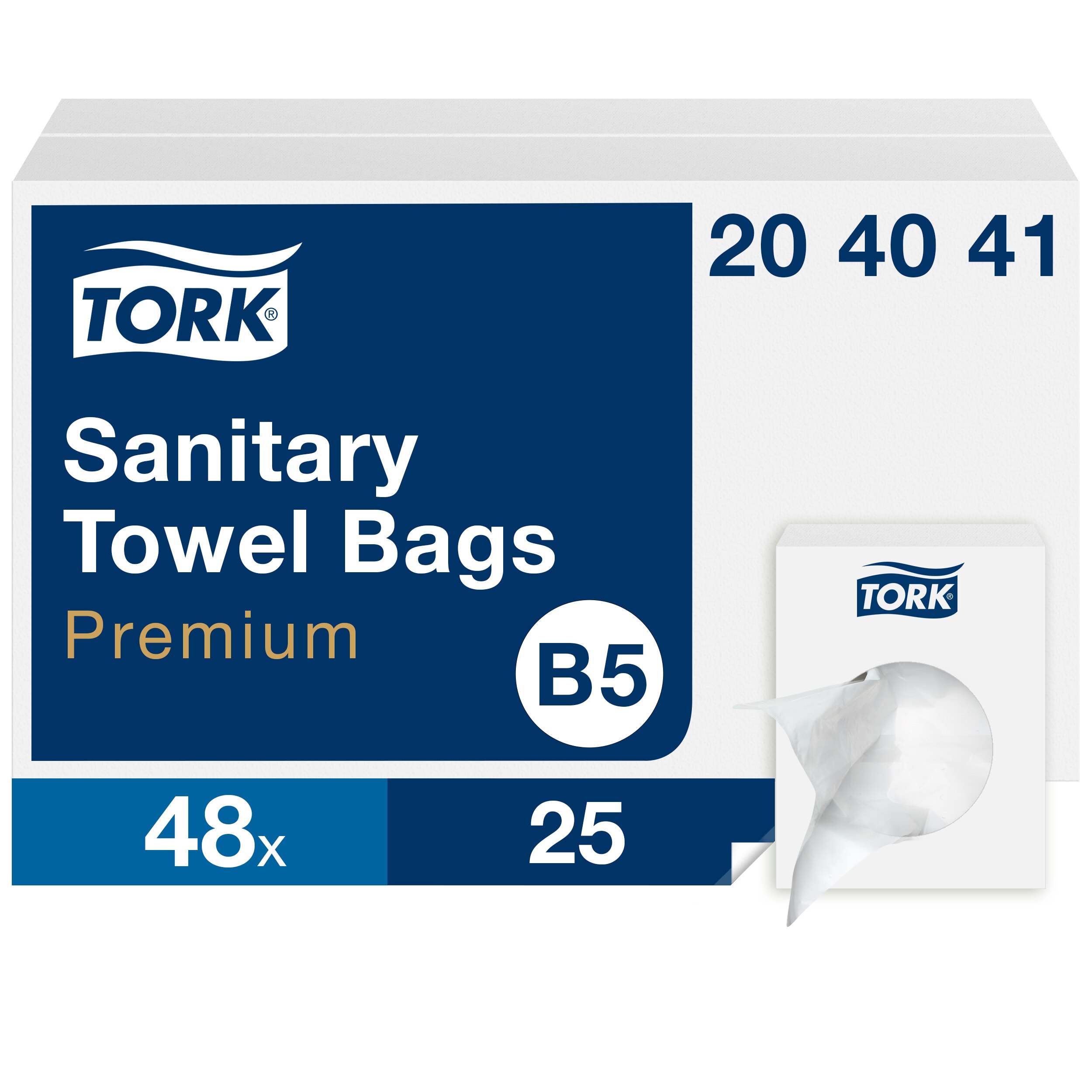 Tork B5 Hygiejnepose Plast til Dispenser - 48 pk/krt