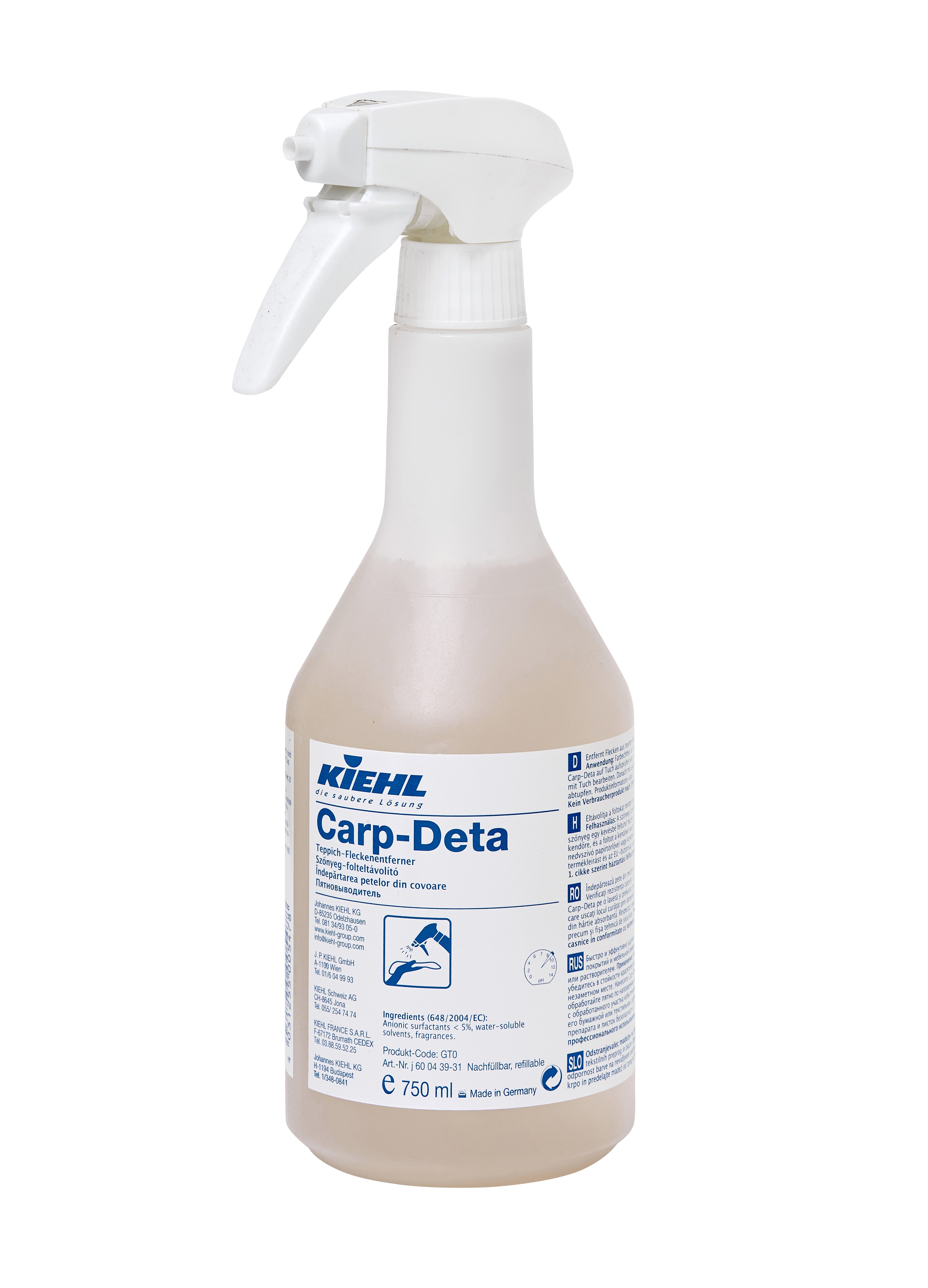 Kiehl Carp Deta Pletfjerning til Tæpper - 750 ml