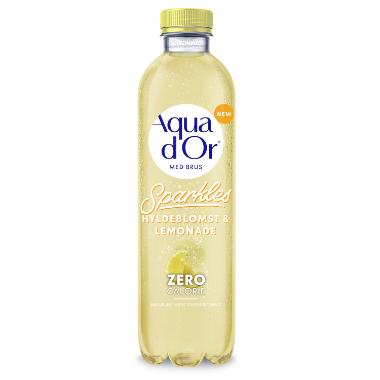 Mineralvand Aqua d'Or Hyldeblomst/Lemon - 12 fl x 0.5 L/krt