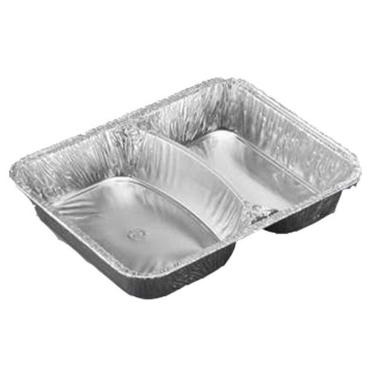 Alubakke 495/645 ml 2-rum 5592 - 100 stk/pk