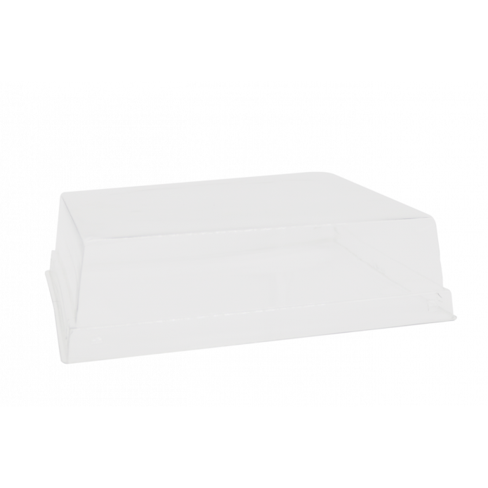 PET låg til 22 x 10 cm kraft bakke - 240 stk/krt