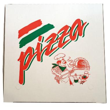 Pizzaæske Buon Appetito 50 x 50 cm Hvid - 50 stk/krt