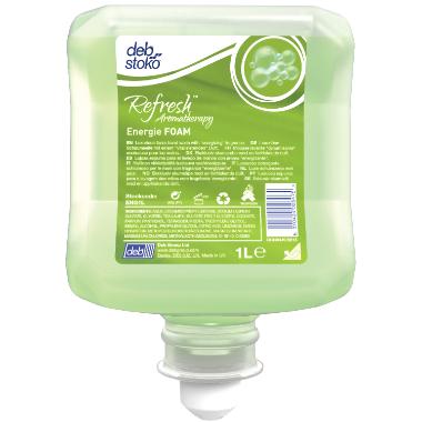Deb Refresh Energie Skumsæbe m/Farve/Parfume t/Dispenser 1L