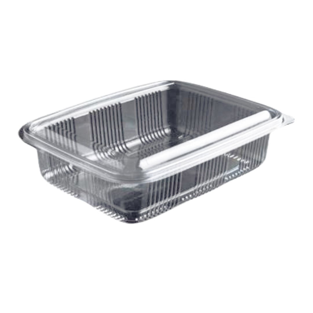 Bæger m/låg Catersource RPET Klar 1250 ml - 100 stk/pk