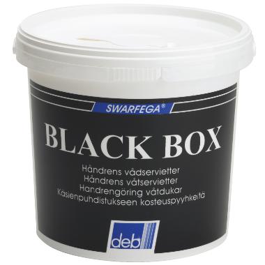 Håndrens Serviet Deb Swarfega Black Box - 150 stk