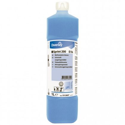 Universalrengøring Sprint 200 E1b m/farve/parfume Blå - 1 L/fl