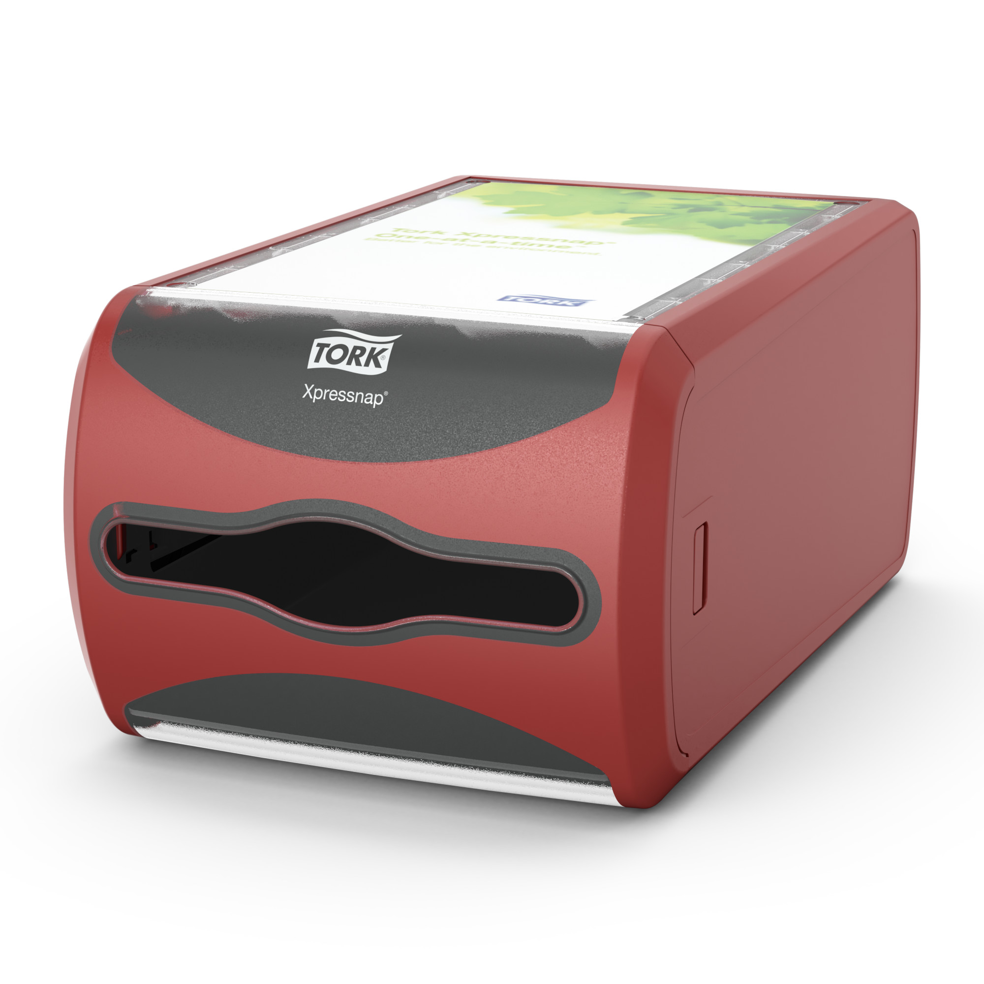 Tork N4 Xpressnap Servietdispenser til Disk, Rød - 1 stk