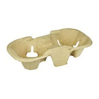 Pap Kopholder t/2 bægre Natur - 90 stk/ps