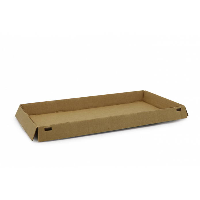 Kraft Bakke Brun 22 x 10 x 2 cm - 240 stk/krt
