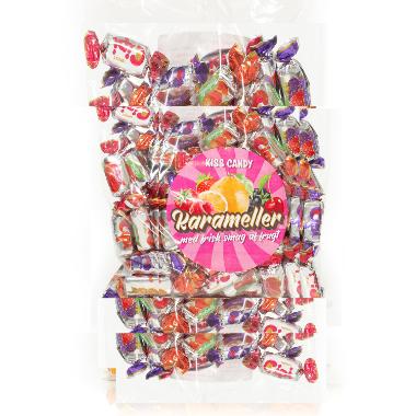 Karameller m. frugtsmag - 1 kg/ps