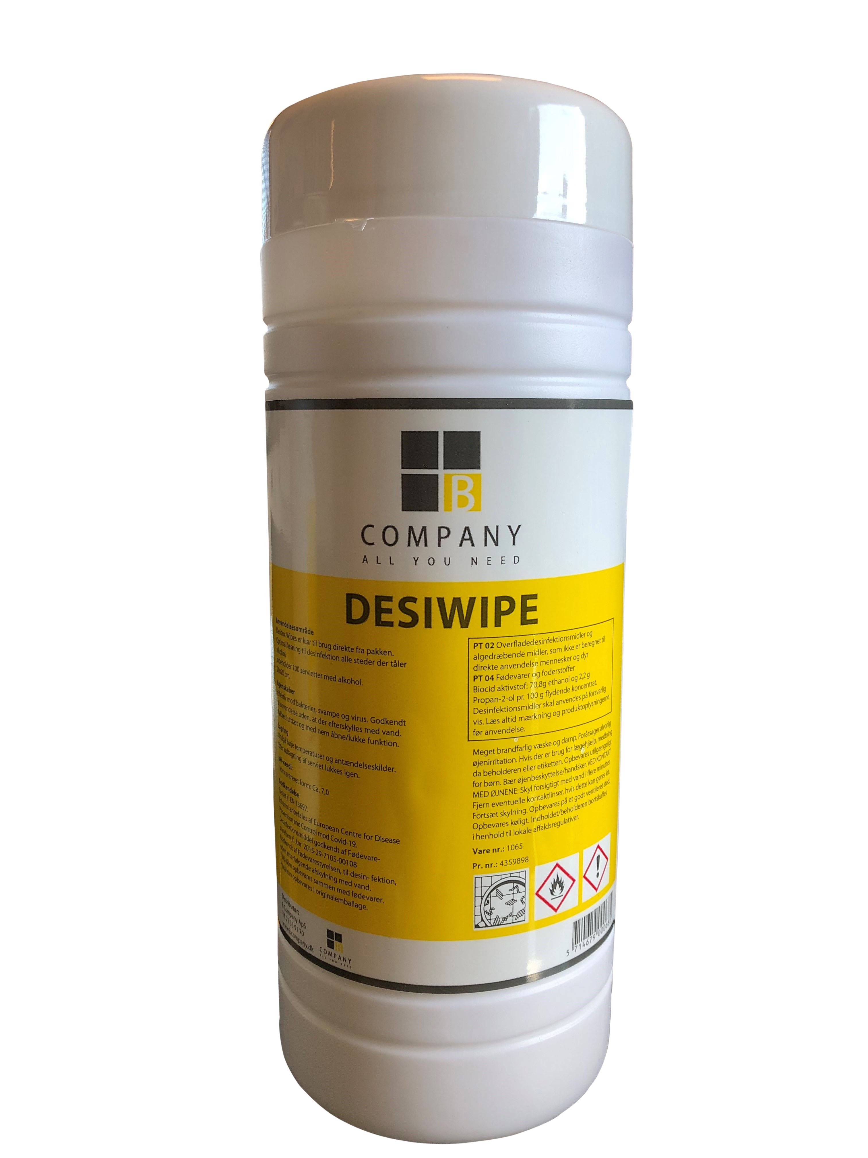 DesiWipe, renseserviet - 100 stk
