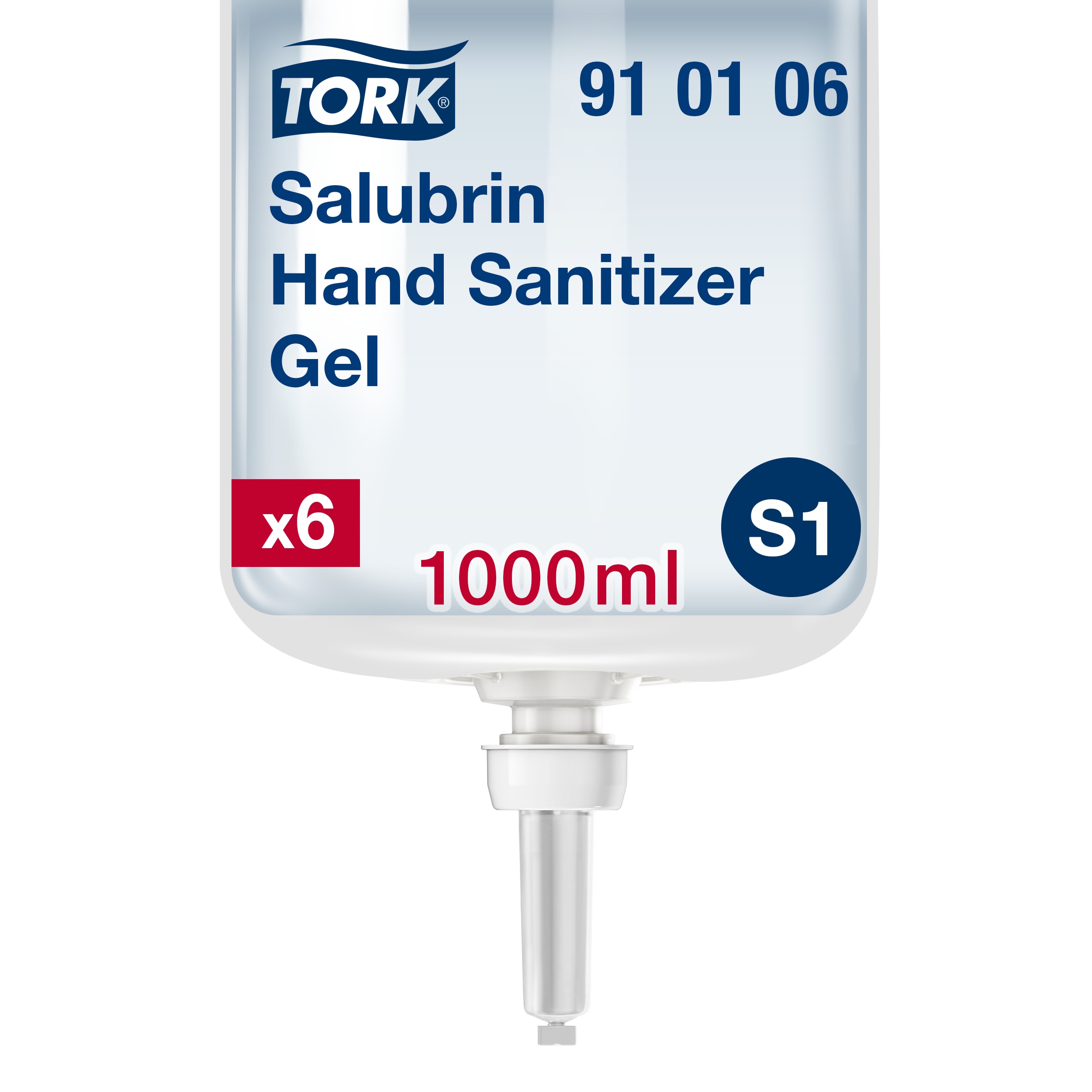 Tork S1 Hånddesinfektion Gel t/dispenser, u/parfume 70% - 1L
