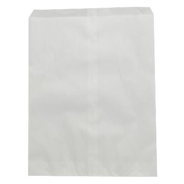 Bagerpose 0.5 kg 160 x 225 + 20 mm 40 gr Hvid - 1000 Stk/krt
