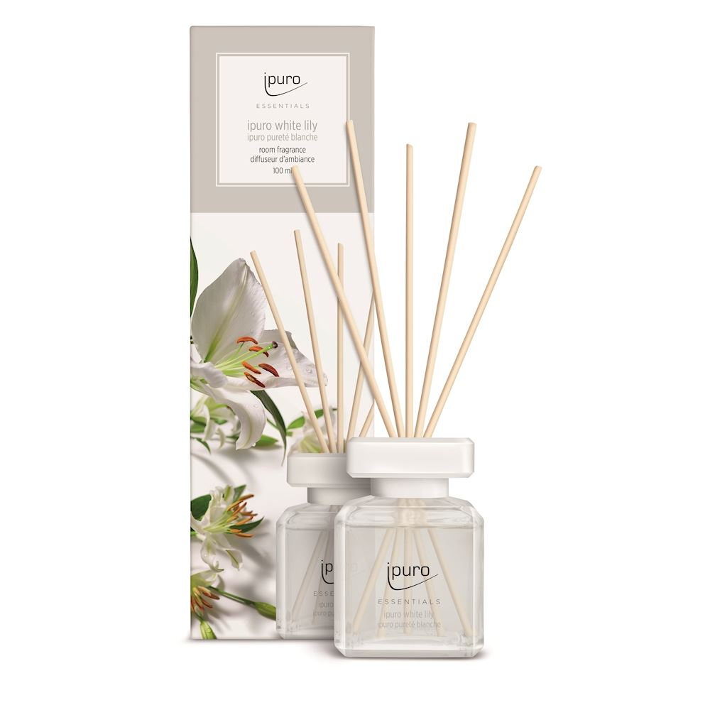 Ipuro Duftglas White Lily til rum, 200 ml
