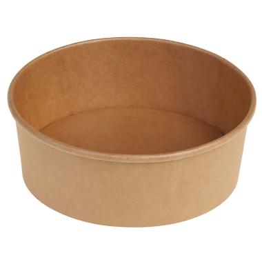 Salat-/Wok Skål Kraft/PE 750 ml Ø150 x 60 mm - 50 stk/pk