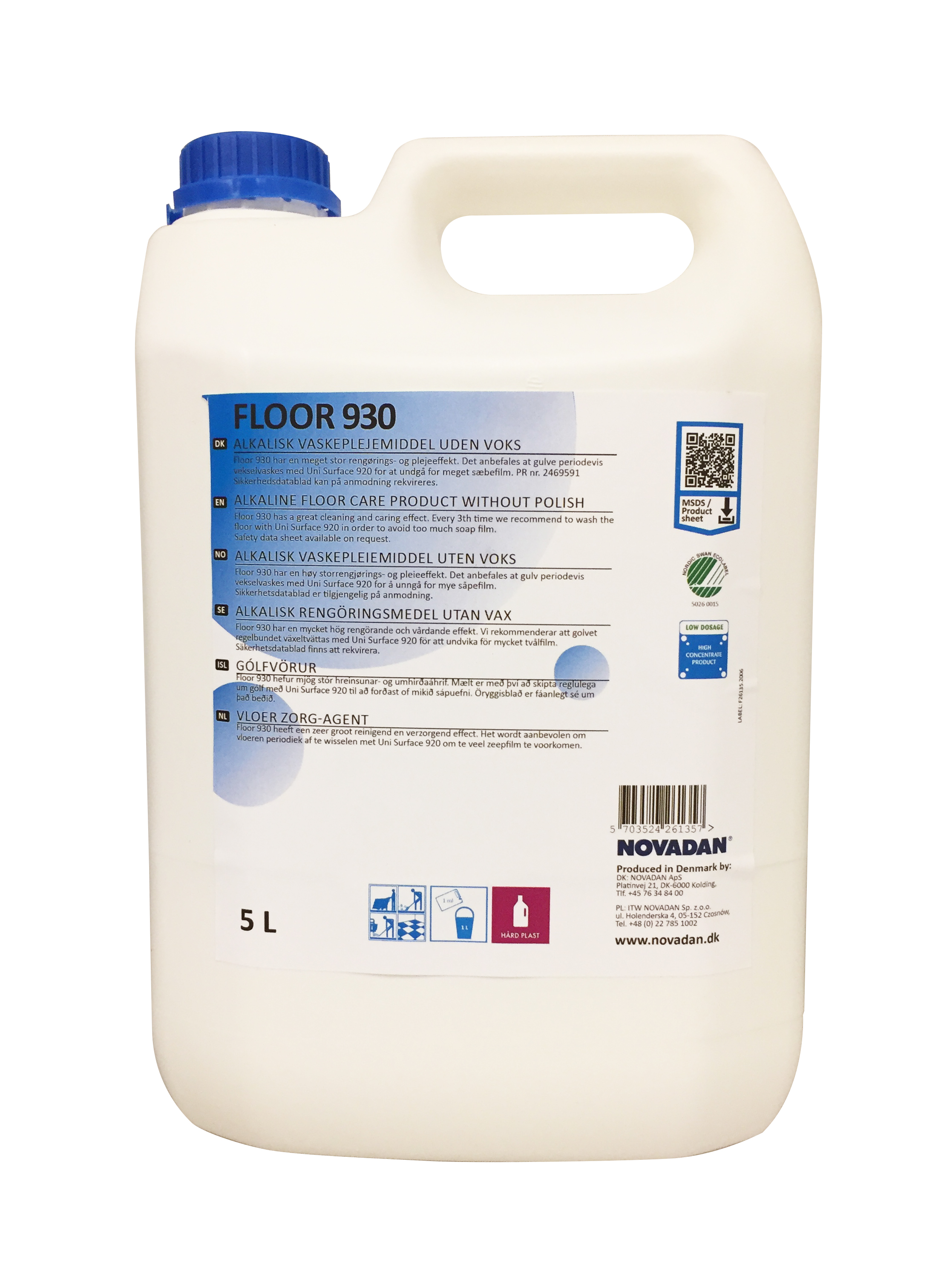 Floor 930 Plejemiddel - 5 L