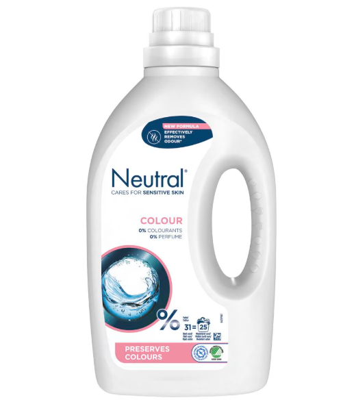Neutral Flydende vaskemiddel Kulørt vask - 1.25 L/fl