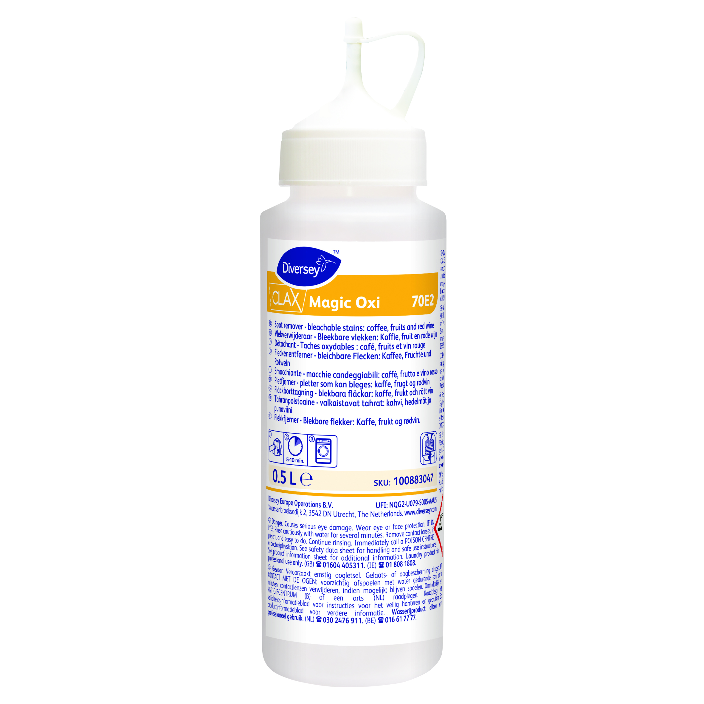 Clax Magic Oxi 70E2 Pletfjerner - 4 fl x 500 ml/krt