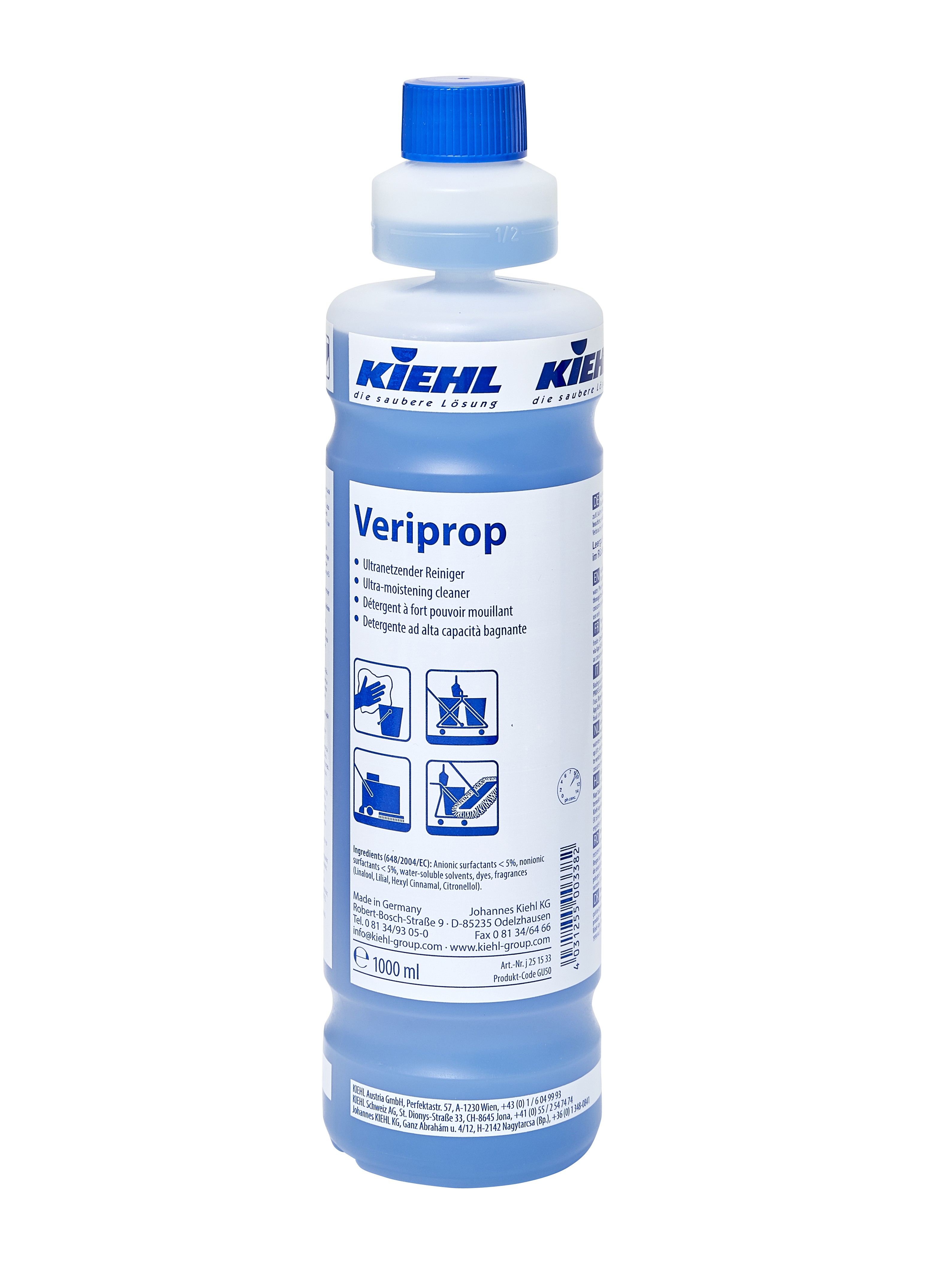 Kiehl Veriprop Rengøringsmiddel til gulve - 1 L