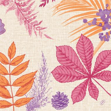 Dunisoft Serviet 40 x 40 cm FSC Bright Autumn - 60 stk/pk