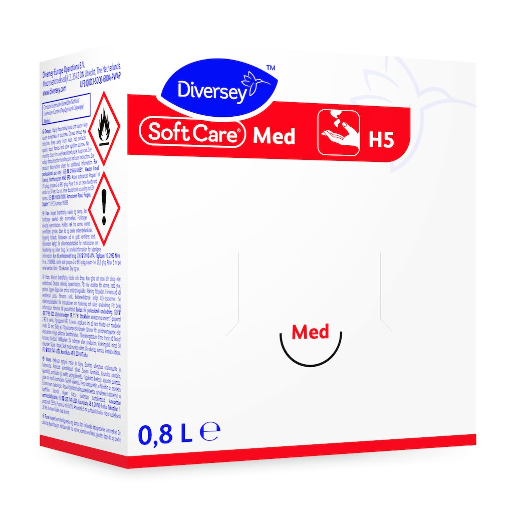 Gel Soft Care Med H5 Hånddesinfektion - 800 ml/pk