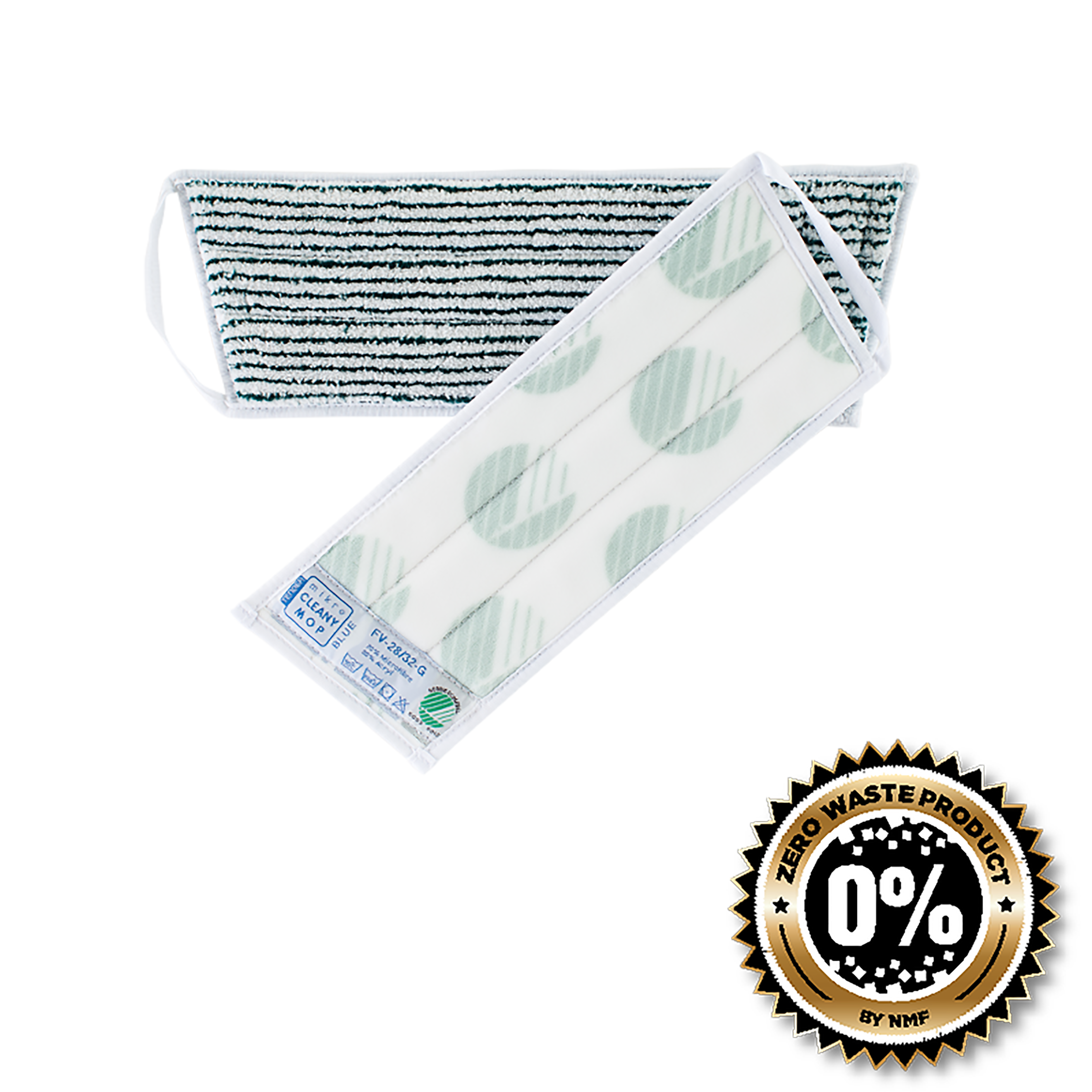 NMF Mikro Cleany Moppe Active Fibres 30 cm Grønstribet