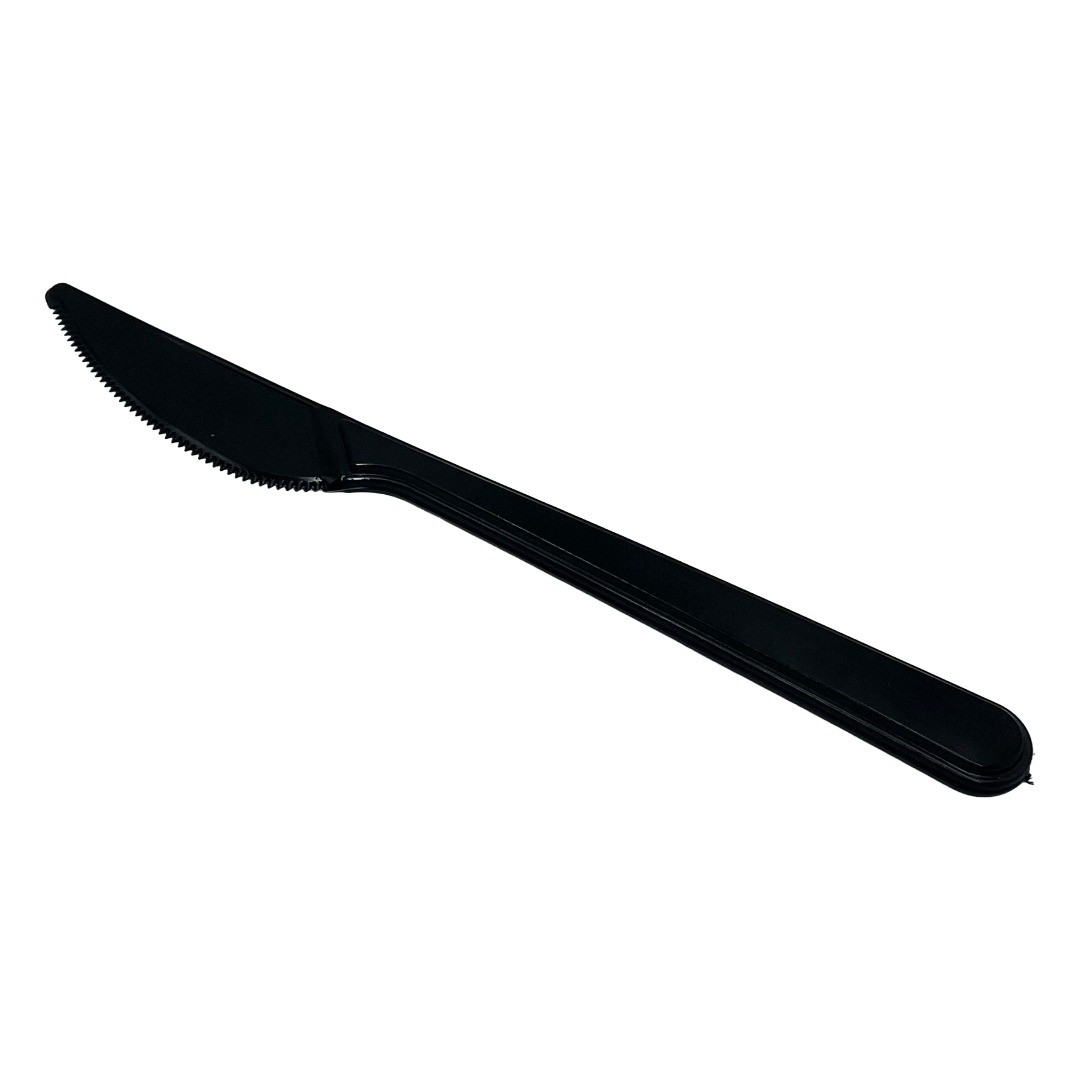 Flergangskniv PS 18 cm Sort - 50 stk/ps