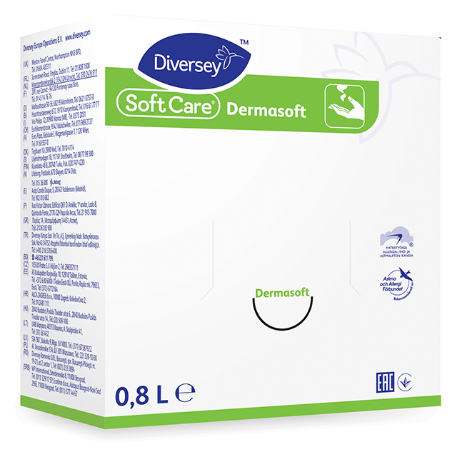 Soft Care Dermasoft Hudcreme - 6 pk x 800 ml/krt