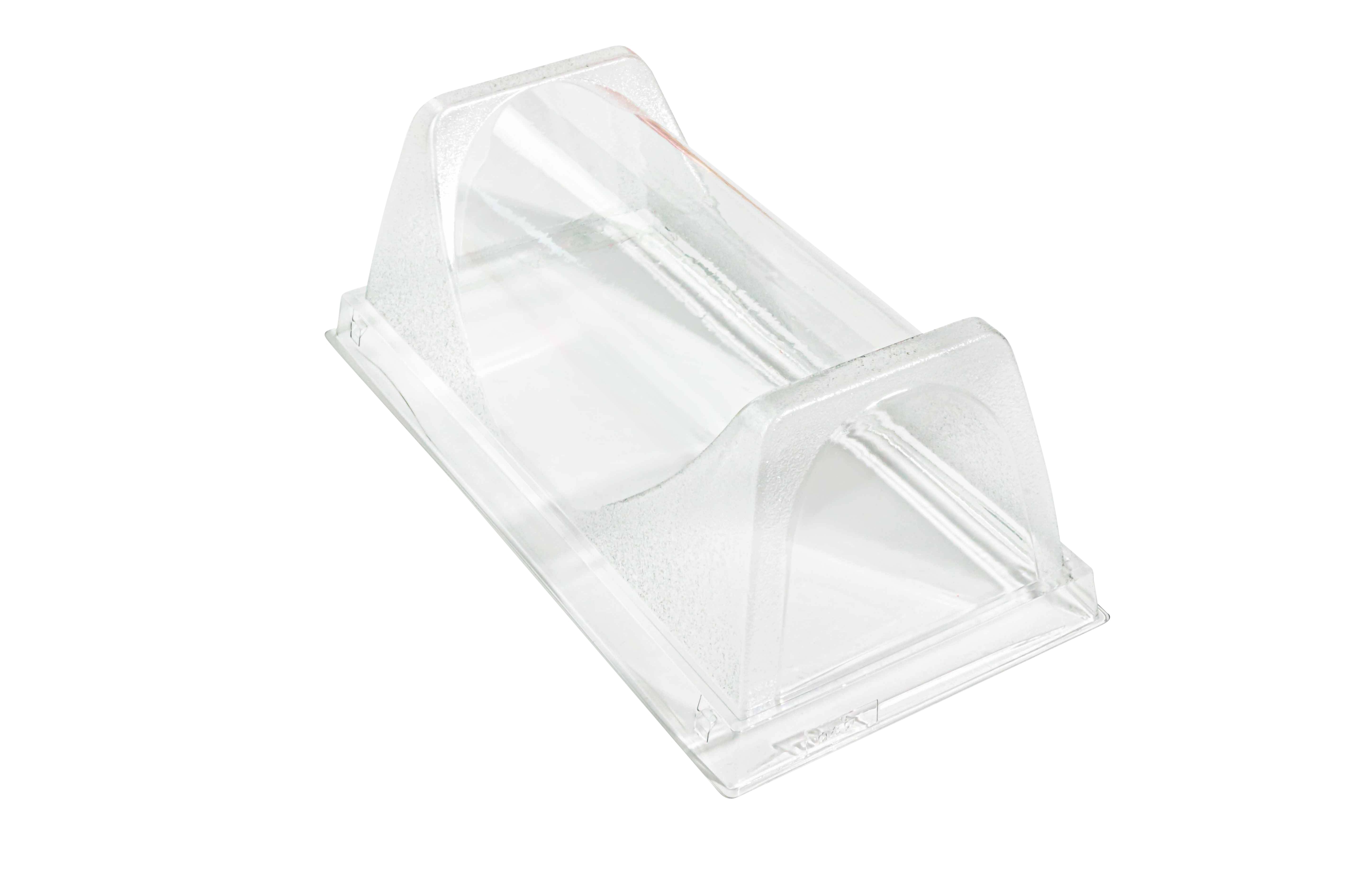 rPet Låg 220 x 100 mm Klar - 240 stk/krt