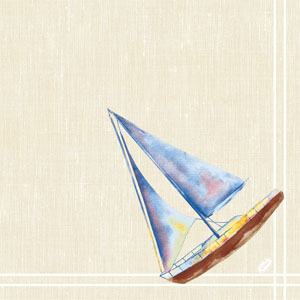 Dunisoft Serviet 40 x 40 cm Tide - 60 stk/pk