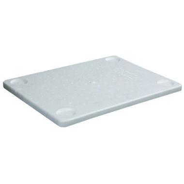 Låg til termokasse 11 L Hvid EPS 40 x 30 x 2.5 cm