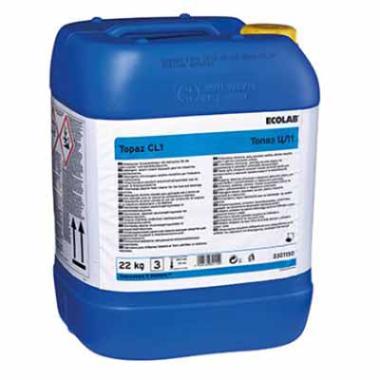 Ecolab Skumrengøring Topaz CL1 m/klor til fødevareproduktion - 22 kg