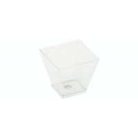 PLA Dessertglas Kova 60 ml, 50 x 50 x 45 mm Klar - 50 stk/pk