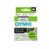 Labeltape Dymo D1, 12 mm x 7 m, sort på hvid - 5 rl/pk