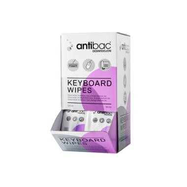 Plum Antibac keyboard wipes m/ethanol Desinfektion - 80 stk/pk