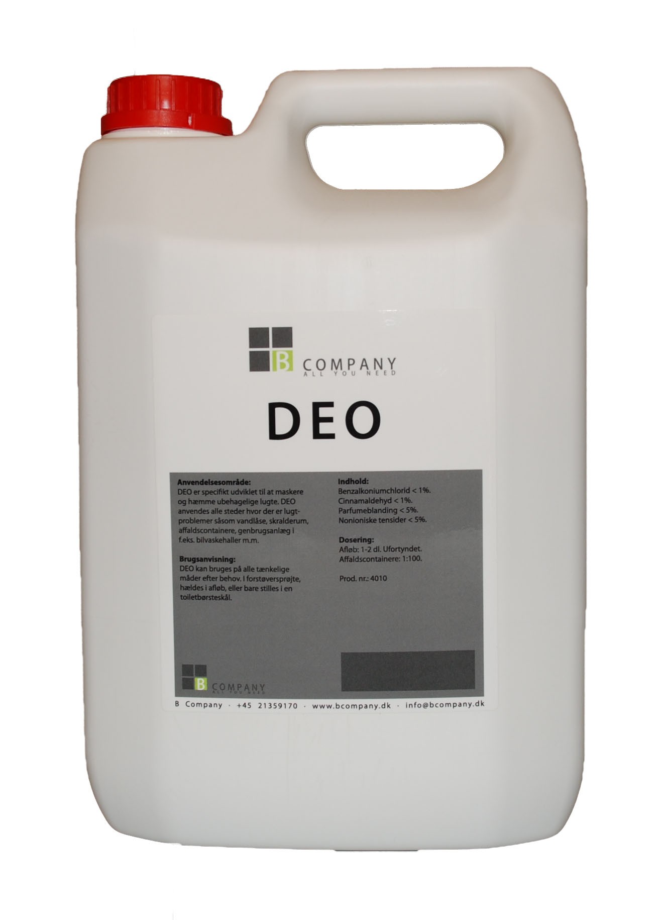 Deo Fjerner effektivt dårlig lugt - 5 L