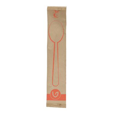 Træ Spiseske Voksbehandlet Enkeltpakket 160 mm - 100 stk/ps
