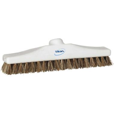 Vikan Gulvskrubbe stiv m. gevind 30 cm Hvid Plast